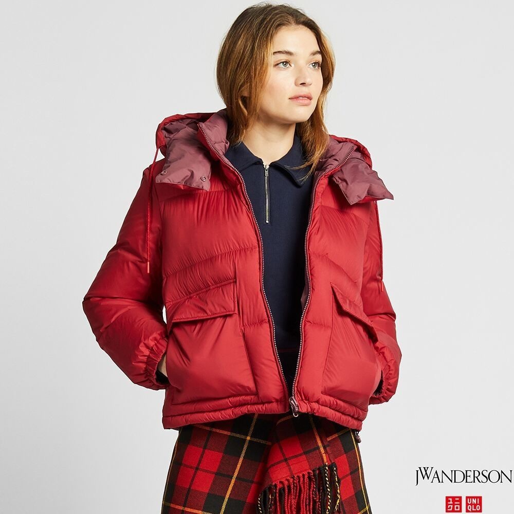 Women JW Anderson Reversible down jacket (red s)